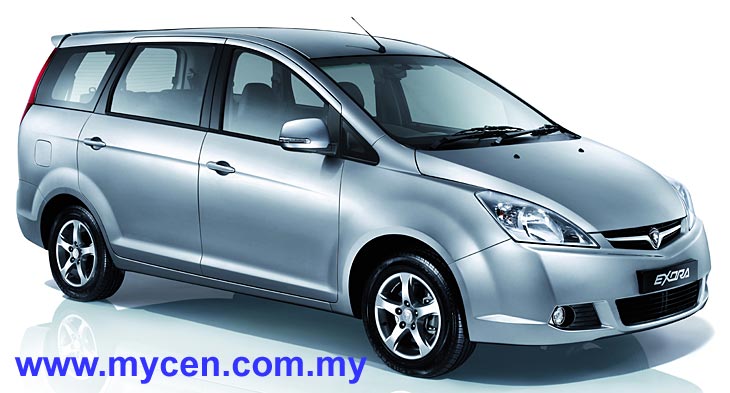 New Proton Exora Front-Side View