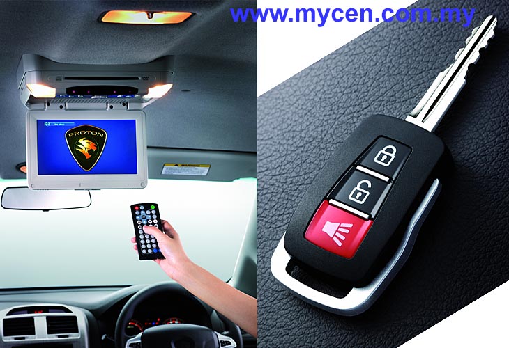 New Proton Exora Roof Mounted DVD & Key