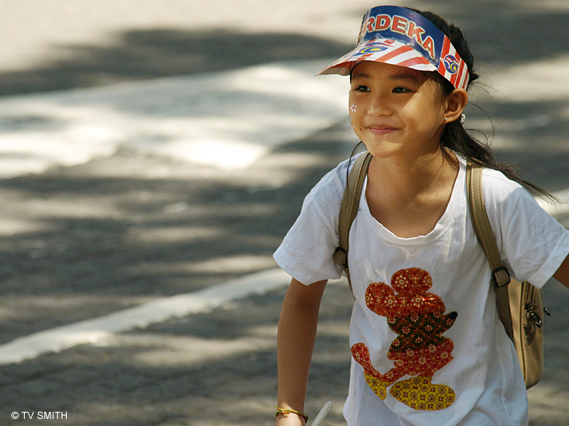 Children At The Merdeka Parade